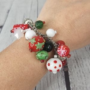 Christmas Beaded bracelet